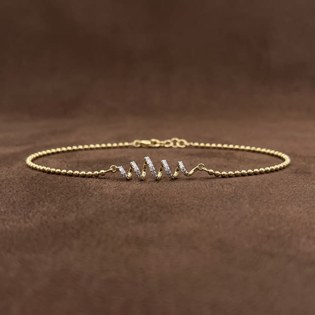 Diamond Spiral Bracelet