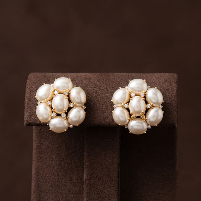 Pearl Cluster Studs