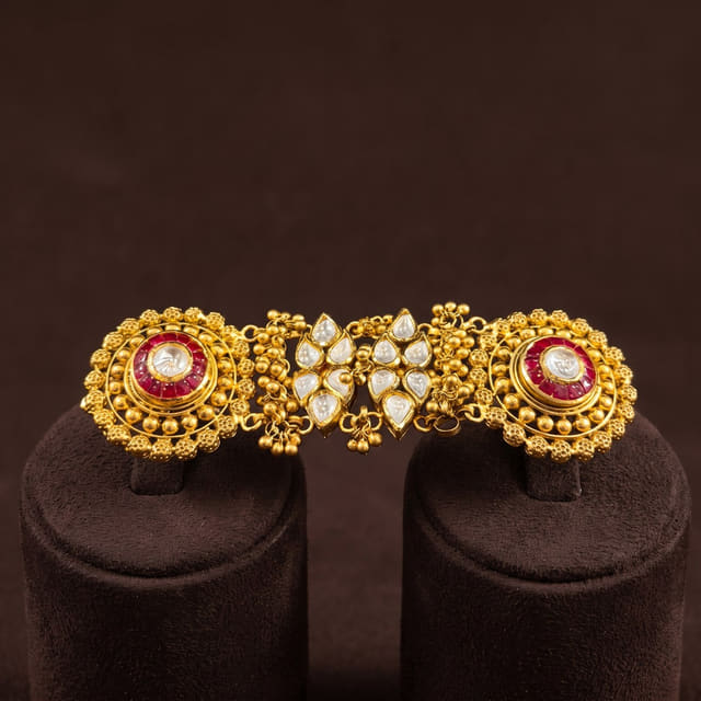 Jadau Ruby Medallion Pendant