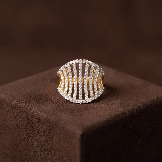 Fan Pave Ring