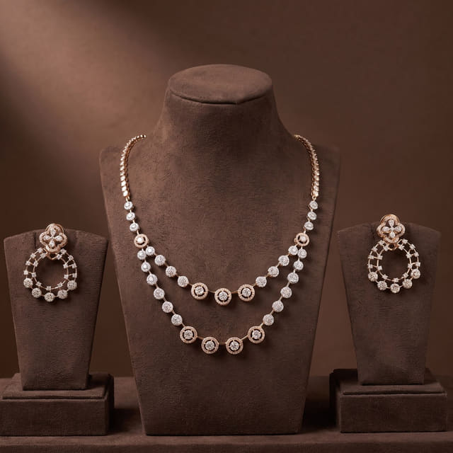 Two-Row Circle Diamond Set