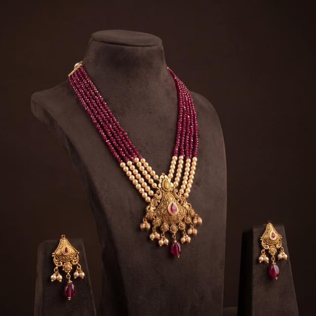 Crimson Layered Haar