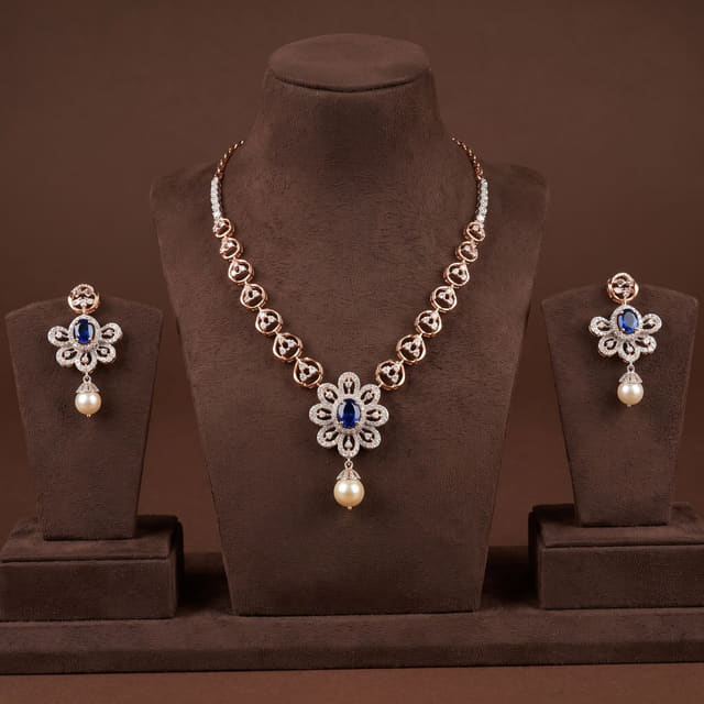 Sapphire and Pearl Set