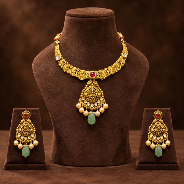 Antique Green Drop Set