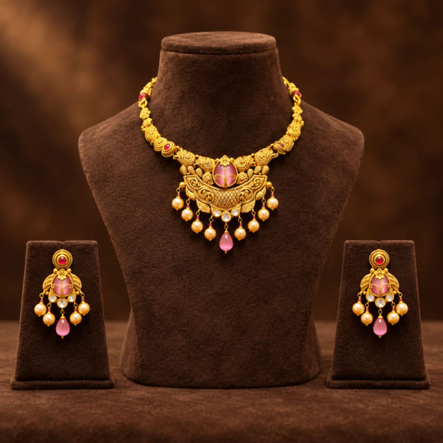 Antique Pink Drop Set