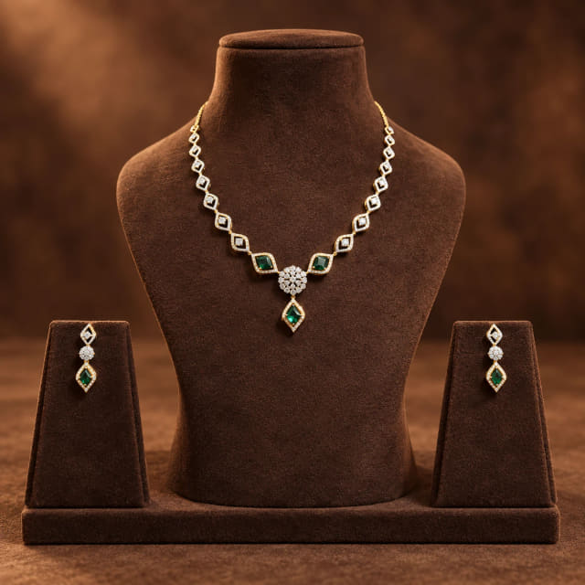 Diamond Emerald Kite Set