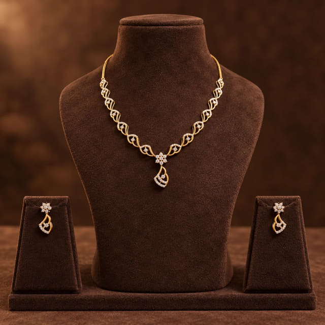 Diamond Pear Drop Set