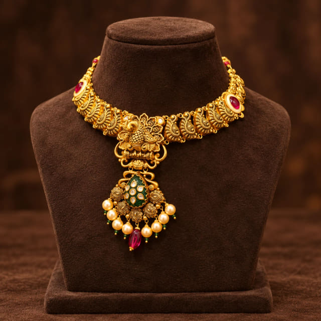 Heavy Temple Ruby Set