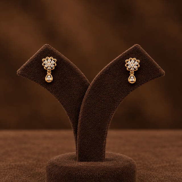 Floral Drop Earrings