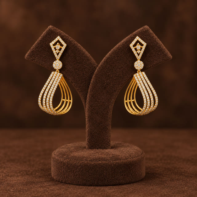 Open Teardrop Earrings
