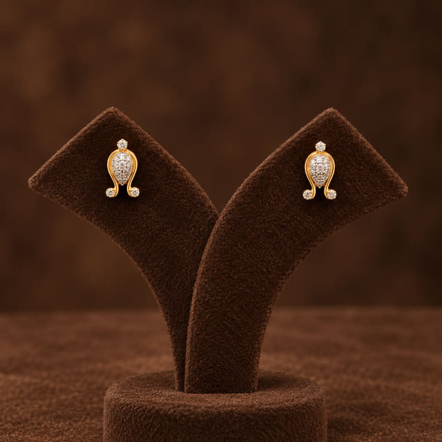 Oval Drop Earrings
