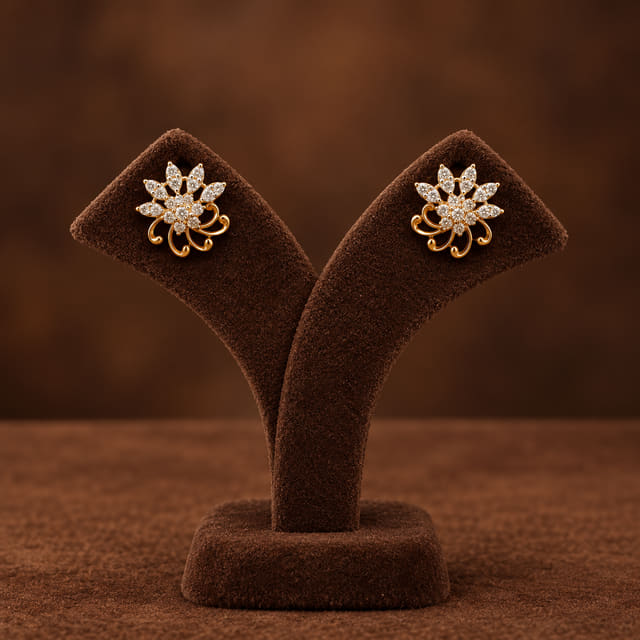 Spiked Flower Studs
