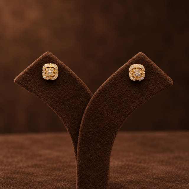Textured Oval Studs