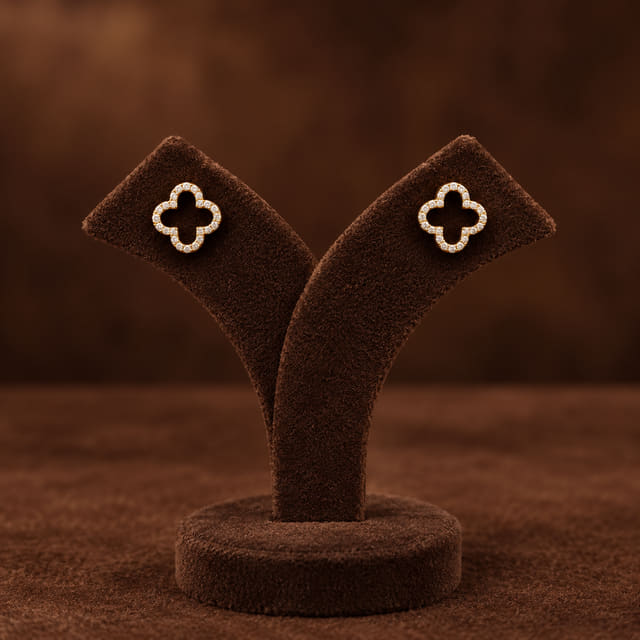 Open Clover Studs
