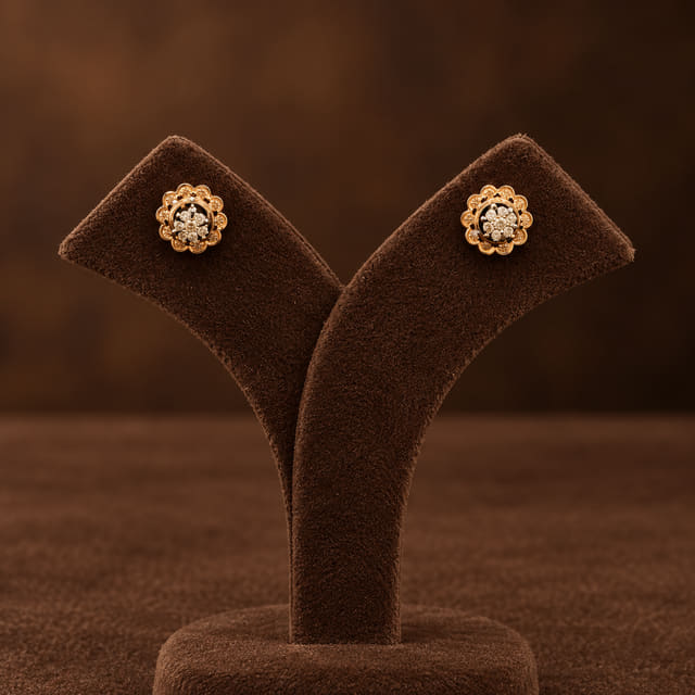 Embossed Rosette Studs