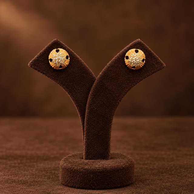 Openwork Sphere Studs