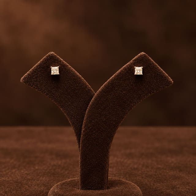 Petite Square Studs